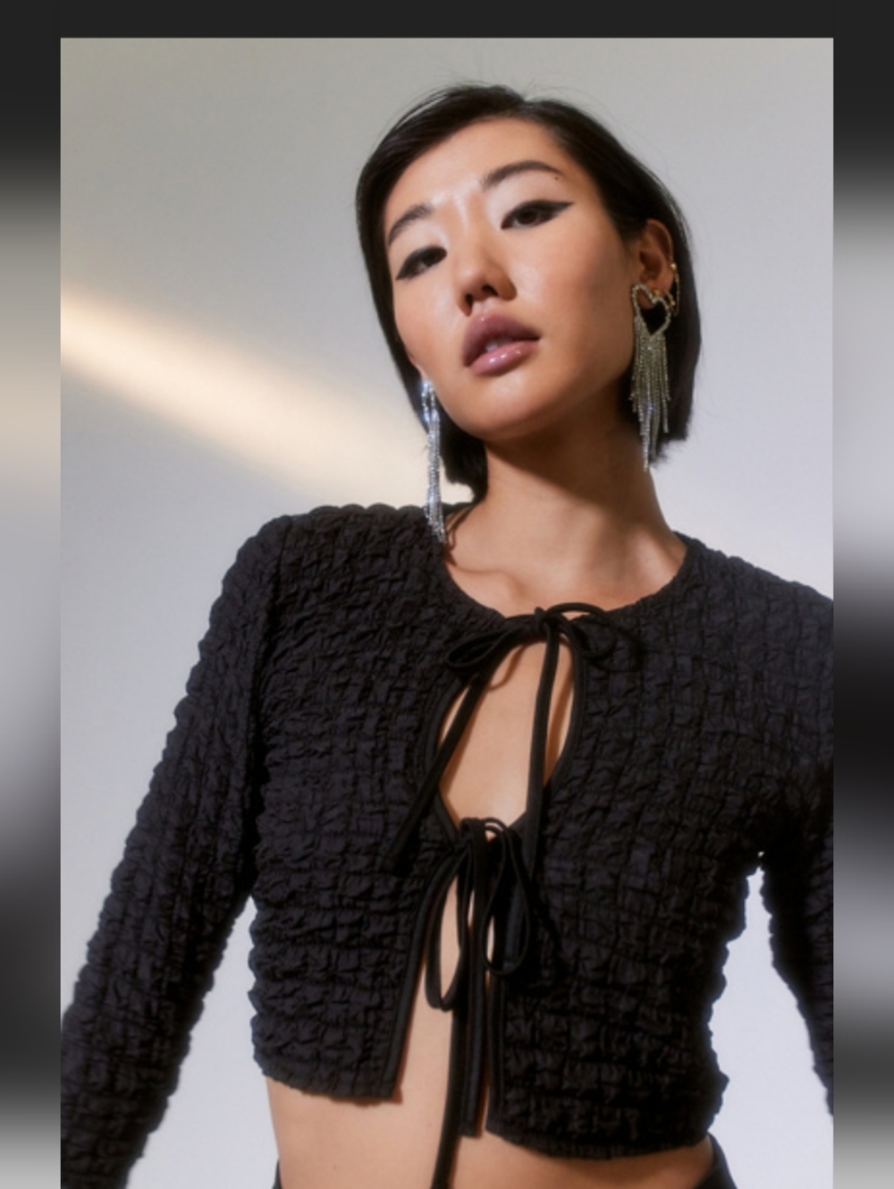 Urban Outfitters Tie Front Top